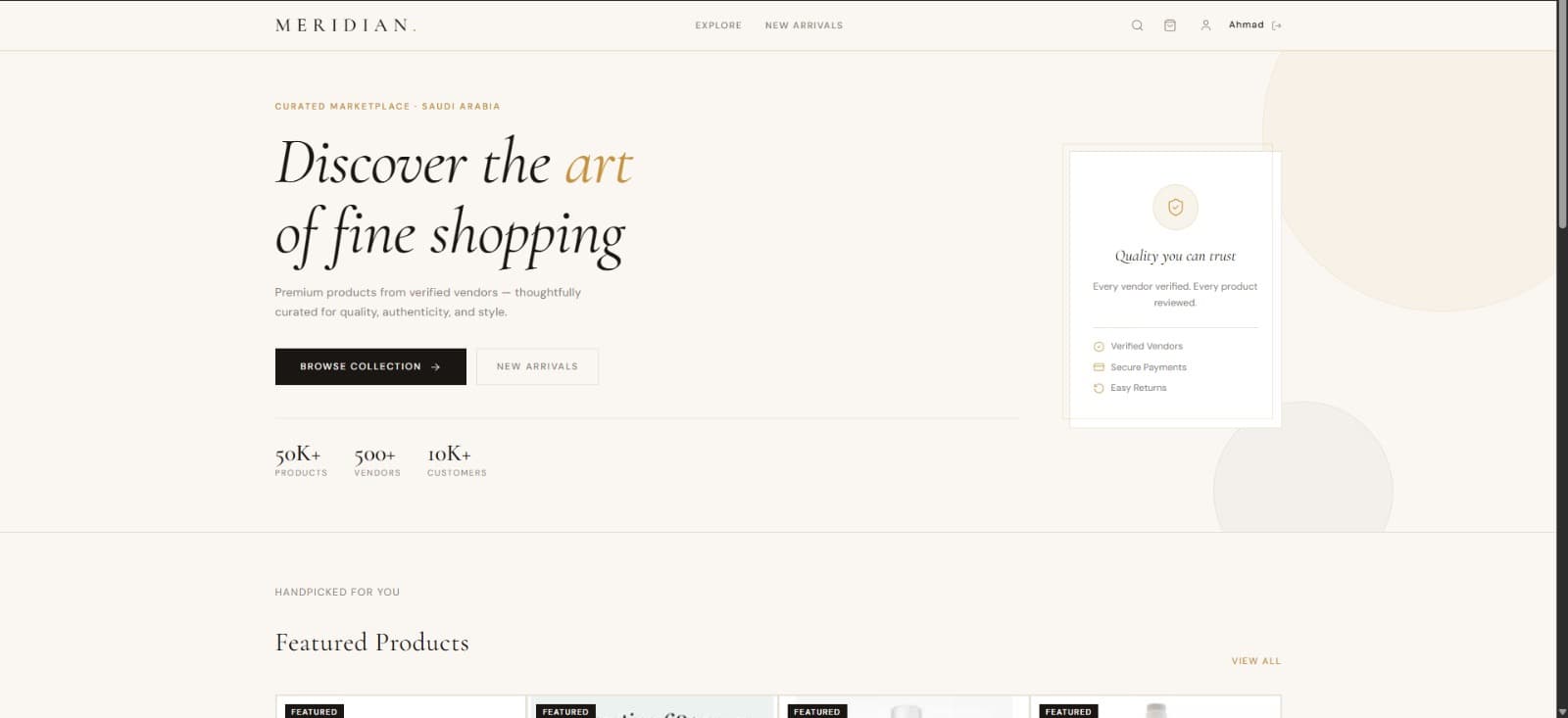 MERIDIAN — Storefront