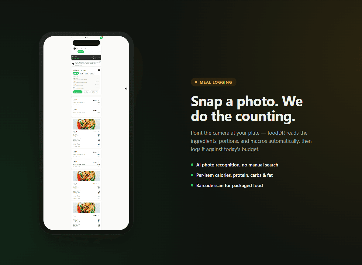 Nutrition: Meal Logging